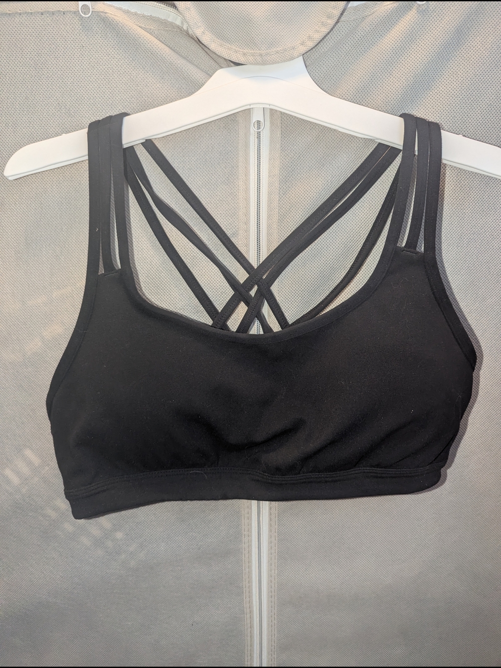 Athleta Black Triple-Strap Sports Bra - Picture 3 of 4